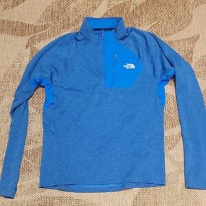 The North Face Blue Quarter-Zip Pullover